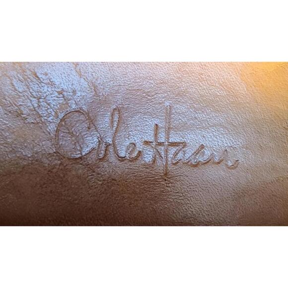 Cole Haan Tucker Venetian Leather Loafers Mens Sz 11W Black Slip On Driving Mocs - Picture 9 of 10